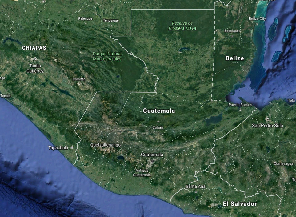 Guatemala-map